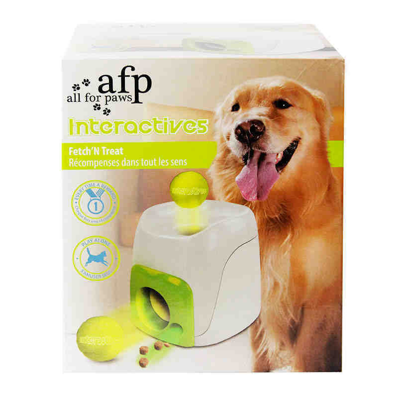 All For Paws Interactive Fetch N Treat Dog Toy Amazon Pet Supplies